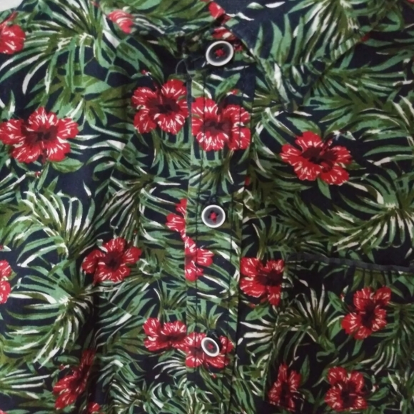 Craft Flow Voyage Hawaiian Shirt Toddler 3T Beach Sun Kids Button Up slim - Picture 3 of 10